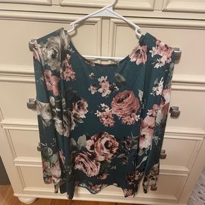Boutique Floral Tunic 2XL